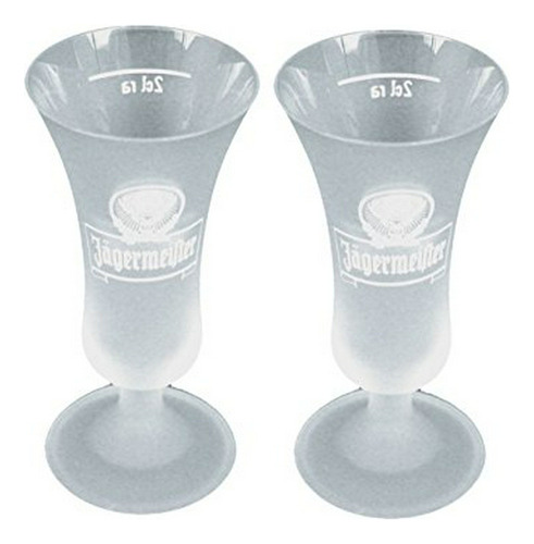 Set De 2 Vasos De Chupito Jagermeister Frosted