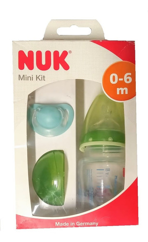Mini Kit Mamadera Chupete 0-6m Nuk 02602022 Babymovil