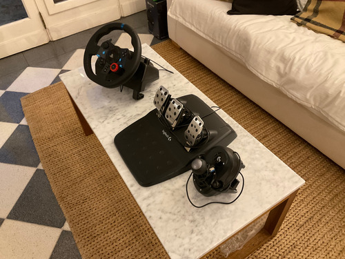 Volante Logitech G29 + Caja De Cambios Negro