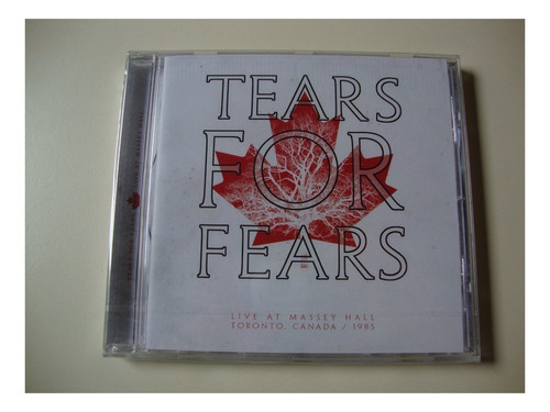 CD Tears For Fears en vivo en el Massey Hall Toronto/Canadá/1985