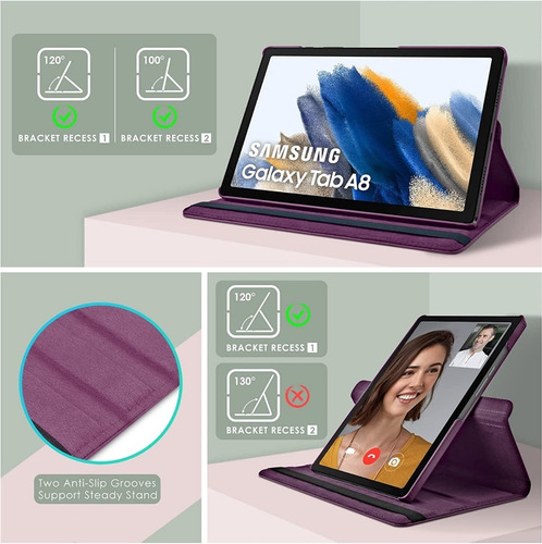 Funda Flip Cover + Lápiz Para Samsung Tab A8 10.5 Sm-x200