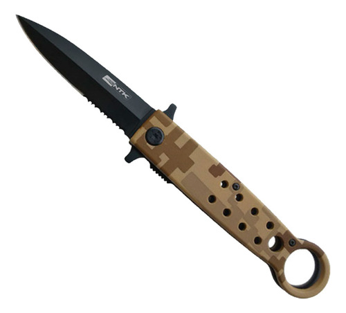 Cuchillo Navaja Ntk Intrepid Camping Tactica 