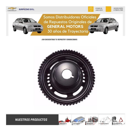 Polea Cigueñal Chevrolet Corsa 02/11