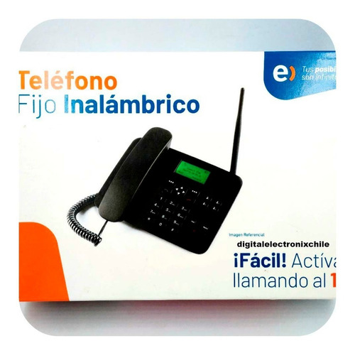 Teléfono Fijo Inalámbrico Entel Prepago Transportable 