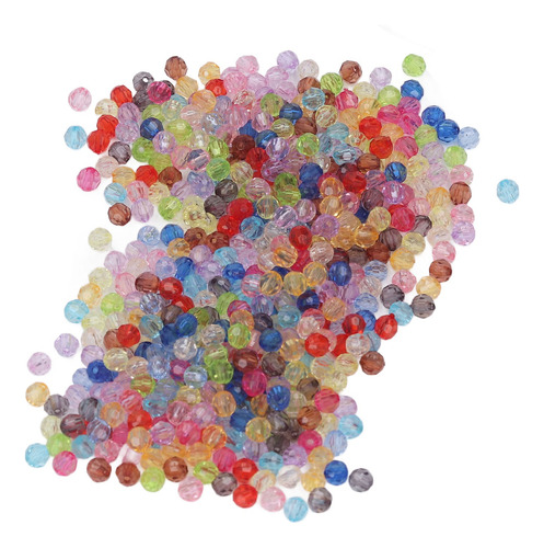 Spacer Beads, 500 Unidades, Redondas, Coloridas, Redondas, A