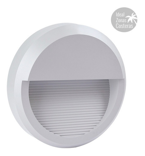 Lampara Sobreponer En Muro Satin 9.5w Luz Suave Cálida