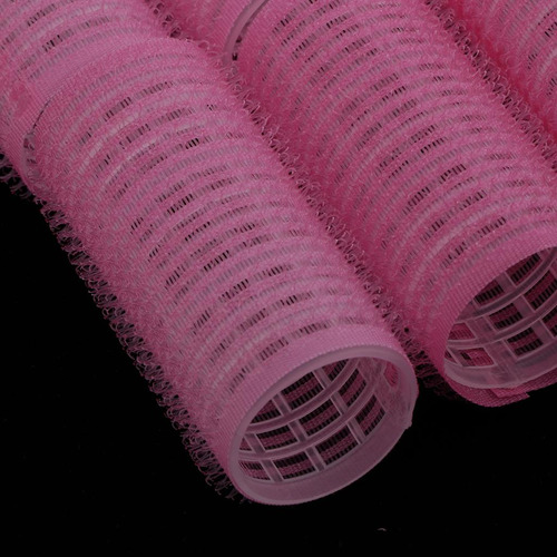 Rolos De Cabeleireiro 10x-rosa-28mm Descrito Descrito