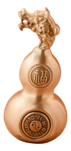 Mini Calabaza China De Latón, Adorno Feng Shui, Estatuilla