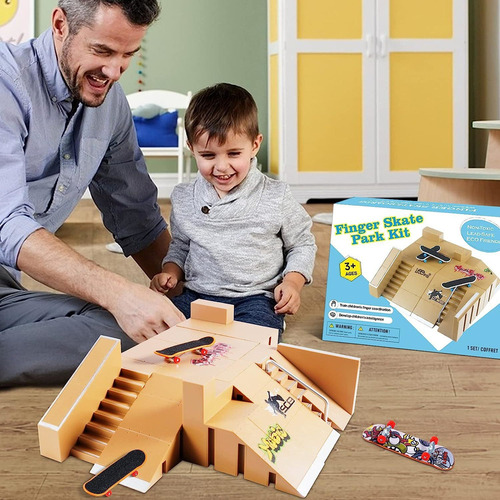 Kit De Patinaje Fingerboard Skate Park Toys For Los Dedos