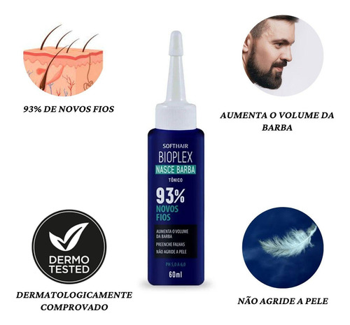 Aumentar A Barba Produto Para Crescer + Serum De Sobrancelha