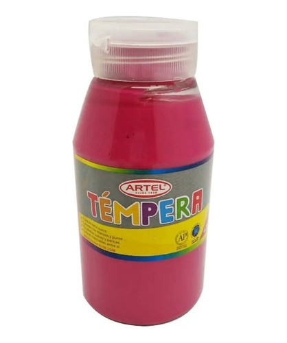 Frasco Témpera Carmín 87 250ml. Artel