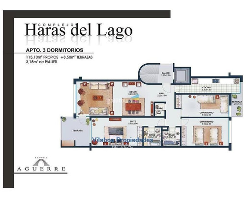 Imagen 1 de 4 de Haras Del Lago Con Muebles U$s 1900 Y Pent House 2dor 1500 Cw176543