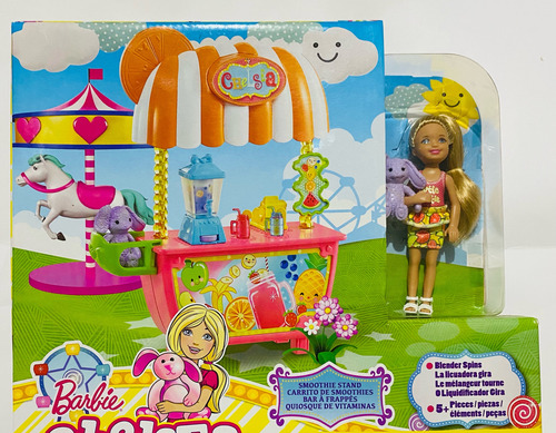 Muñeca Barbie Chelsea Carrito De Smoothies Sellada En Caja (Usado)