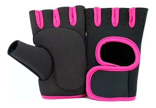 Guantes Para Gym Gimnasio Deportivos Hombre Mujer Con Abrojo