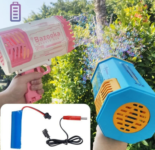 Pistola De Burbujas De Cohete De 69 Agujeros Para Hacer Burb