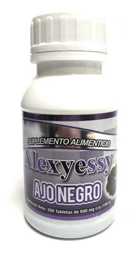 Ajo Negro Alexyessy 200 Tab Envío Full 