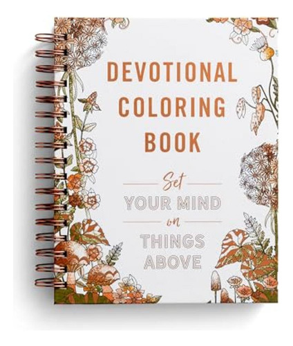 Book : Set Your Mind On Things Above Devotional Coloring...