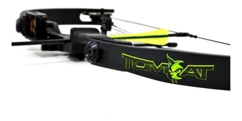 Arco Composto Tom Cat 20-22 Lbs - C/ 2 Flechas 20 - Verde