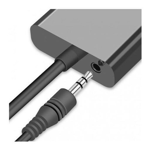 Imagem 5 de 6 de Mini Adaptador Conversor Hdmi P/ Vga Transmite Áudio E Vídeo