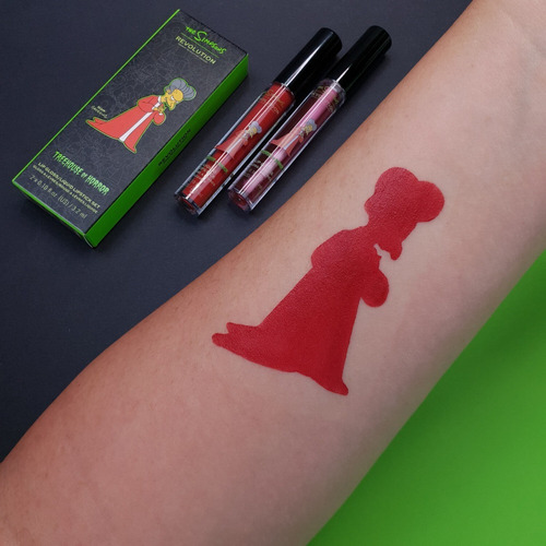 Revolução da maquiagem Labial Liquido Y Gloss The Simpsons Color Vampire Mr. Burns