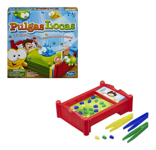 Pulgas Locas Juego De Mesa Con Accesorios Hasbro Original