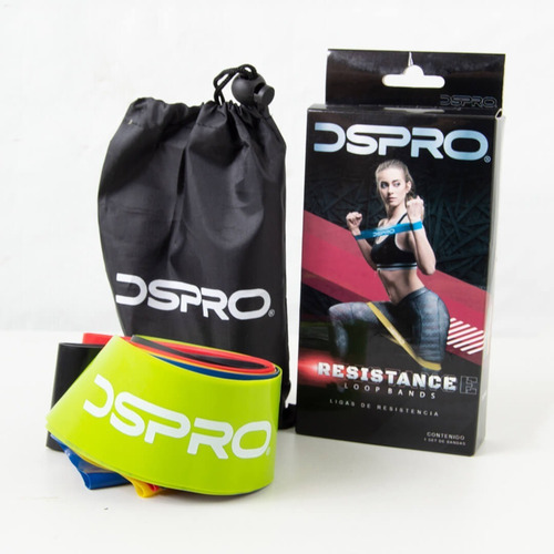 Imagen 2 de 9 de Bandas De Resistencia 5 Pzas Crossfit Fitness Ejercicios Kit