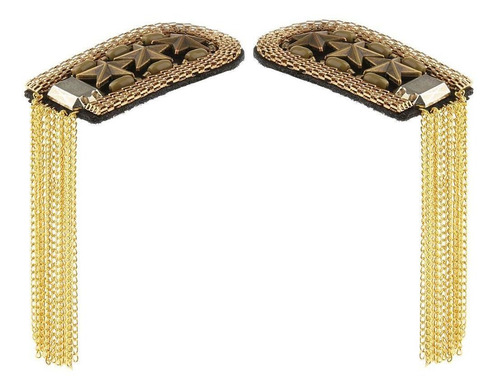 Traje De Charreteras De Hombro Oro