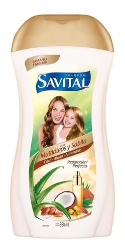 Shampoo Savital Multioleos 550 Ml