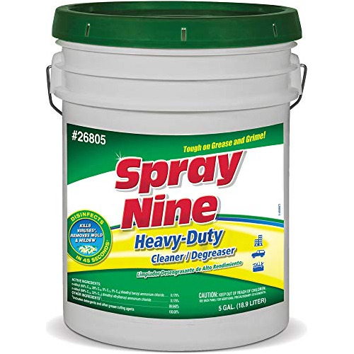 Limpiador/degrasante/desinfectante Spray Nine 5 Gal.