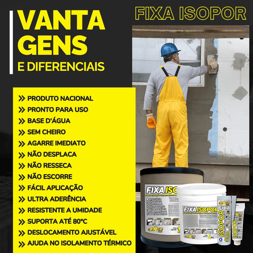 Super Cola De Isopor, Eps P/ Isolamento Térmico Telhados 6kg