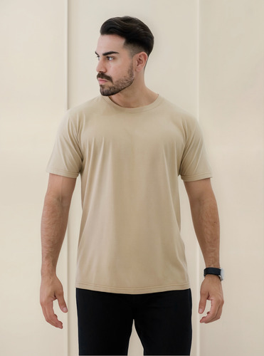 Remera Lisa Para Hombre Algodón Jersey Premium - Reforzada
