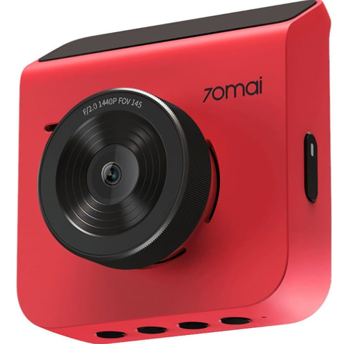 Câmera Para Carro 70mai Dash Cam A400 2.5k Vermelho