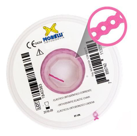 Elástico Corrente Longo 60.05.312 Rosa - Morelli