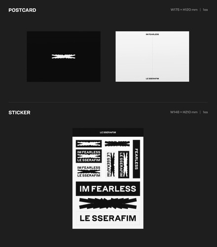 Le Sserafim - Fearless ( Set Con Ambas Versiones)