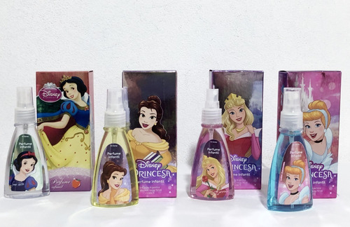 Imagen 6 de 7 de Perfume Disney Princesa Con Atomizador Cenicienta X 50 Ml.