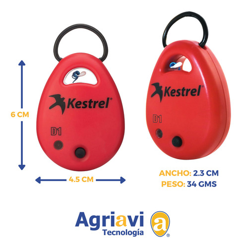 Kestrel Drop D1 Registrador De Datos Ambientales Preciso