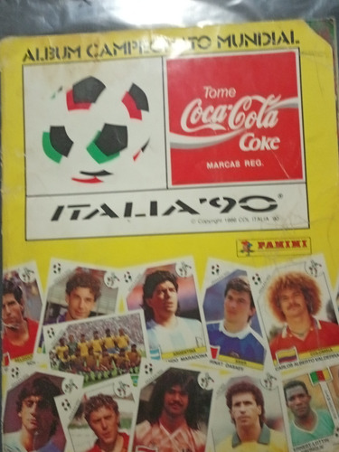 Álbum Italia 90 Coca Cola Original Buen Estado 