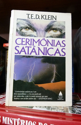 Livro Cerimonias Satanicas T.e.d. Klein (stephen King Recomendado)