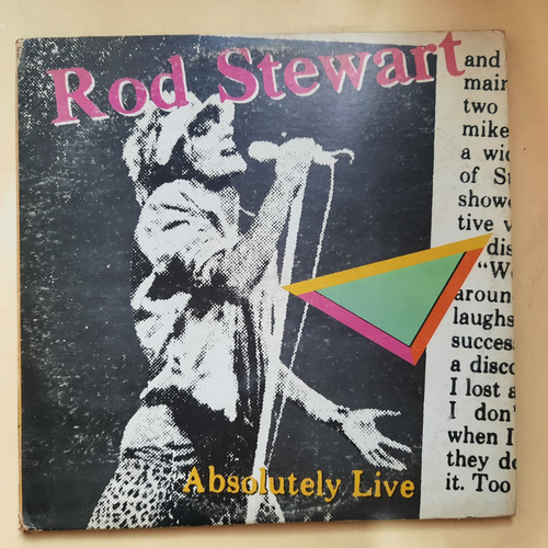 Disco Lp - Rod Stewart - Absolutely Live 1982 - 2 Discos 