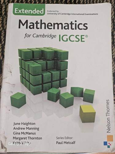 Mathematics For Cambridge Igse