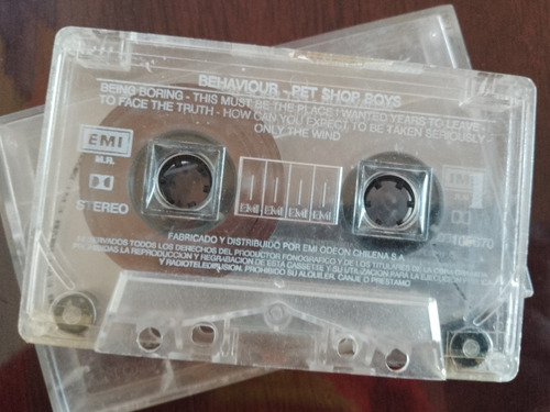 Pet Shop Boys Cassette Musical Behaviour 1990 (sin Carátula)