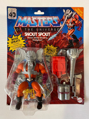 Snout Spout Motu Origins Deluxe Figure Set Retro Play Mattel (Usado)