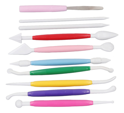 Juego De Herramientas Para Fondant Para Tartas, 10 Piezas, P
