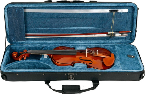 Violino Eagle Ve 441 4/4 Estudante + Arco + Estojo + Breu Cor Marrom-claro