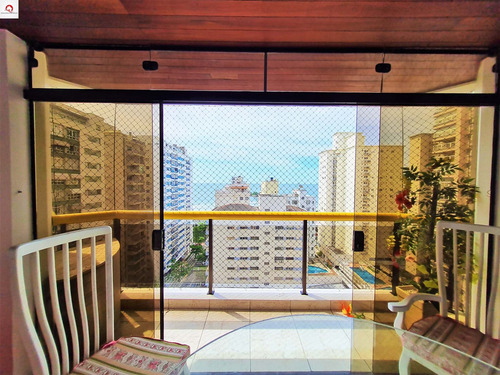 Imagem 2 de 30 de Praia Das Pitangueiras - Vista Para O Mar - Sala Com Sacada - 3 Dormitórios (1suíte) - Cozinha Americana - Área De Serviço - 2 Vagas De Garagem - Ap05560 - 68979900