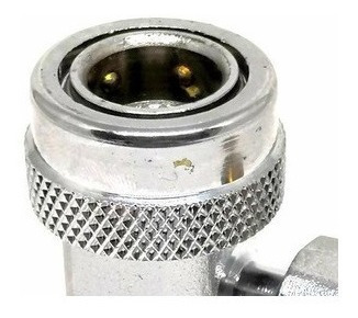 Imagen 3 de 6 de Cople Adaptador Automotriz Azul Baja Presion Clima Gas R134