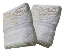 Comprar Set X3 Toallas Bordadas 100% Algodón (bodas\u002Faniversarios) 
