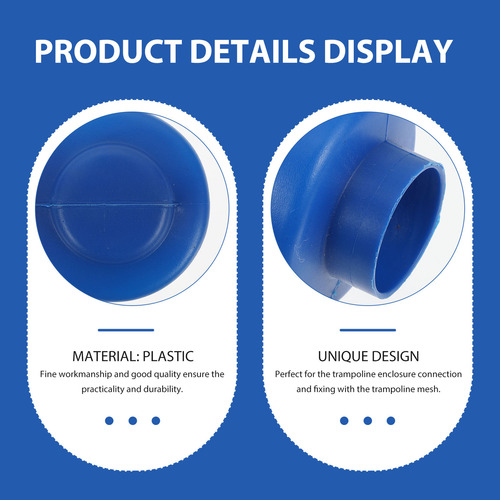 Tapones De Plástico Para Tubos De Trampolín, 10 Unidades, Fu