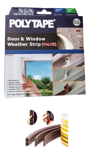 comprar Cinta Térmica Aislante Puerta Ventana Burlete 6 Metros 