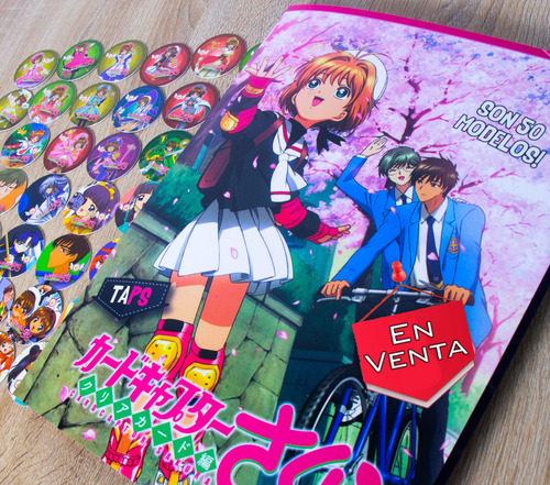Álbum Completo A Pegar: Sakura: Tazos + Colecciónador